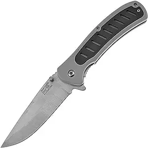 product image for Frost Cutlery Black Gray Nylon Linerlock