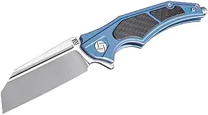 product image for Knife Knive S Apache Framelock M 390 Blue Folding Knife Pocket Folder 1813 G BUM