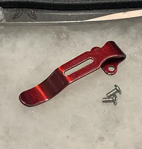 New Translucent Red Pocket Clip For Benchmade Bugout 535 Mini Osborne 945 940 943 Knife product image