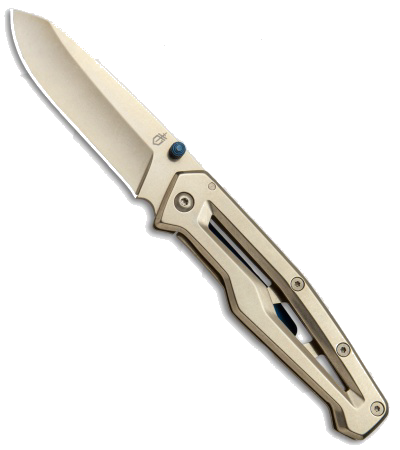 Gerber Paralite Champagne Frame Lock Knife 30-001345 product image