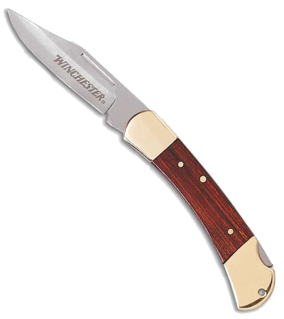 product image for Gerber Winchester Lockback Knife Brown Wood 3 25 Satin