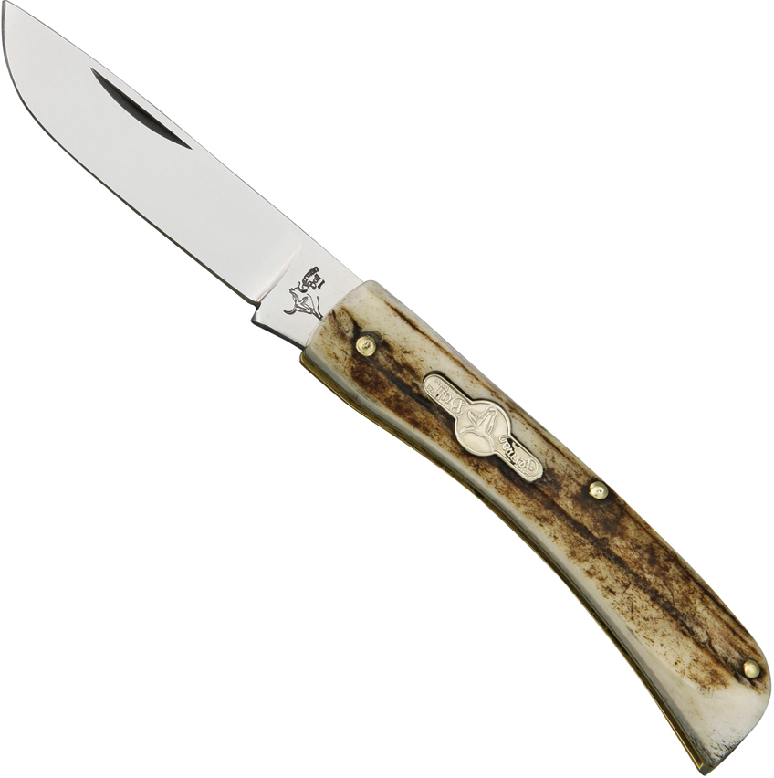 product image for German Bull Dirtbuster 2 75 Stag Handle Pocket Knife