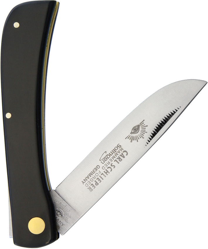 product image for German-Eye Work Knife Black 4.75" Closed 3.75" Blade Model Number Needed
