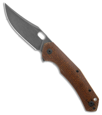 product image for GiantMouse ACE Jutland Liner Lock Knife Burlap Micarta ELMAX Steel