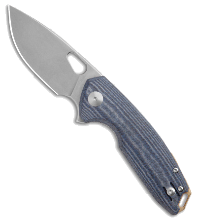 product image for GiantMouse ACE Tribeca Blue Denim Micarta Knife