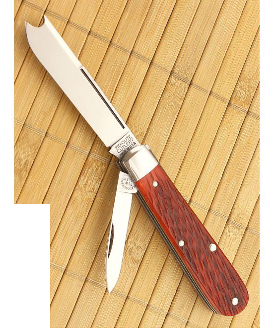 Great Eastern Tidioute Cutlery 15 Huckleberry Boys Knife Red Bone