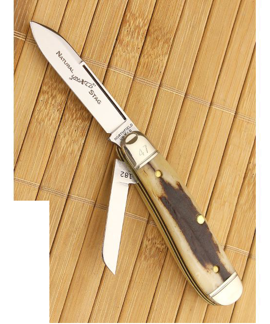 Great Eastern Northfield 18 Beagle 2 Blade Natural Stag Serialized product image