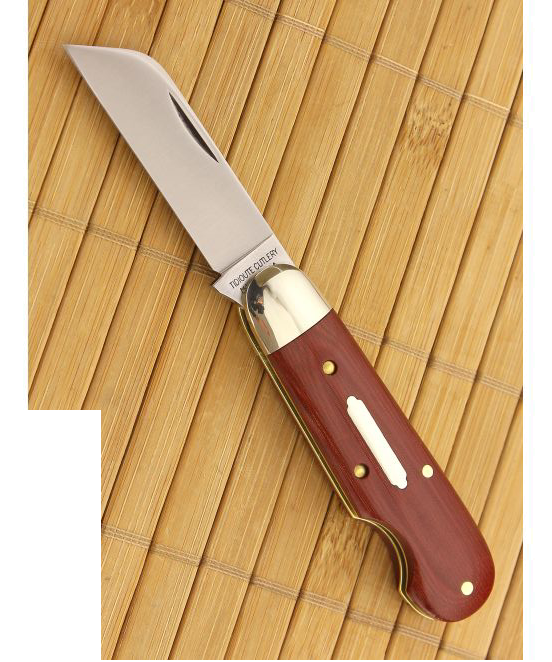 Great Eastern Tidioute Cutlery 25 Little Jack Red Linen Micarta