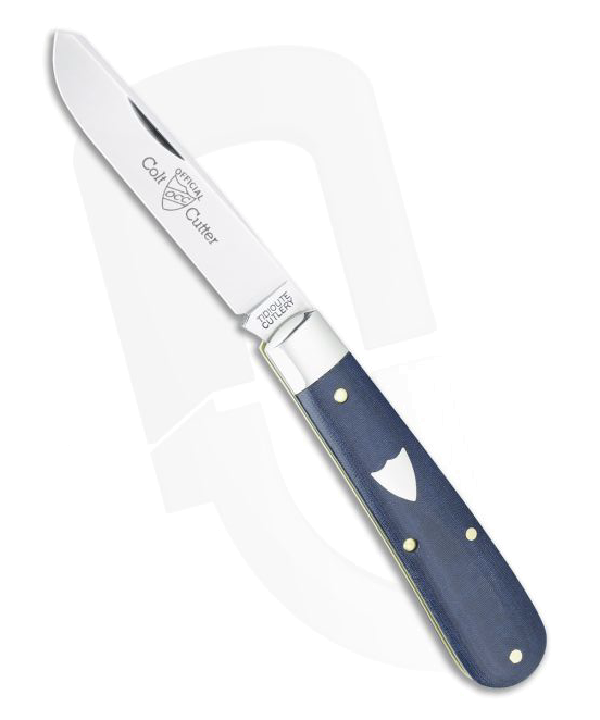 product image for Tidioute 39 Colt Cutter Blue Linen Micarta