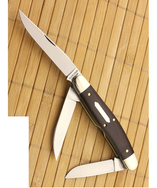 Great Eastern Tidioute 82 Dixie Stockman Maroon Linen Micarta product image