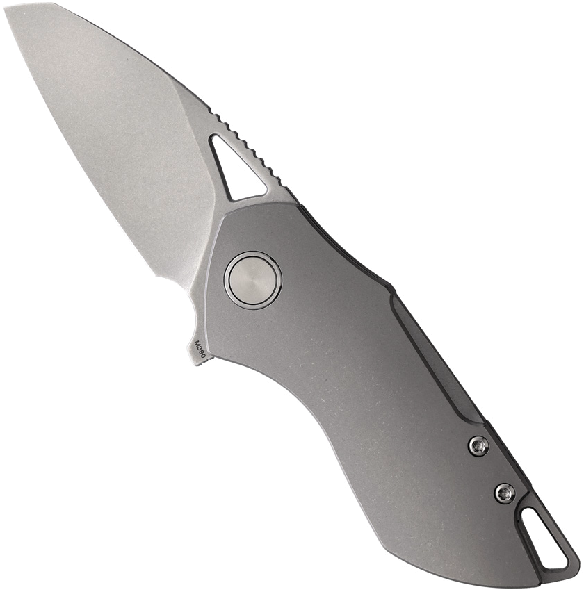product image for Grissom Knife Tool Riverstone Framelock Titanium M390 2.75"