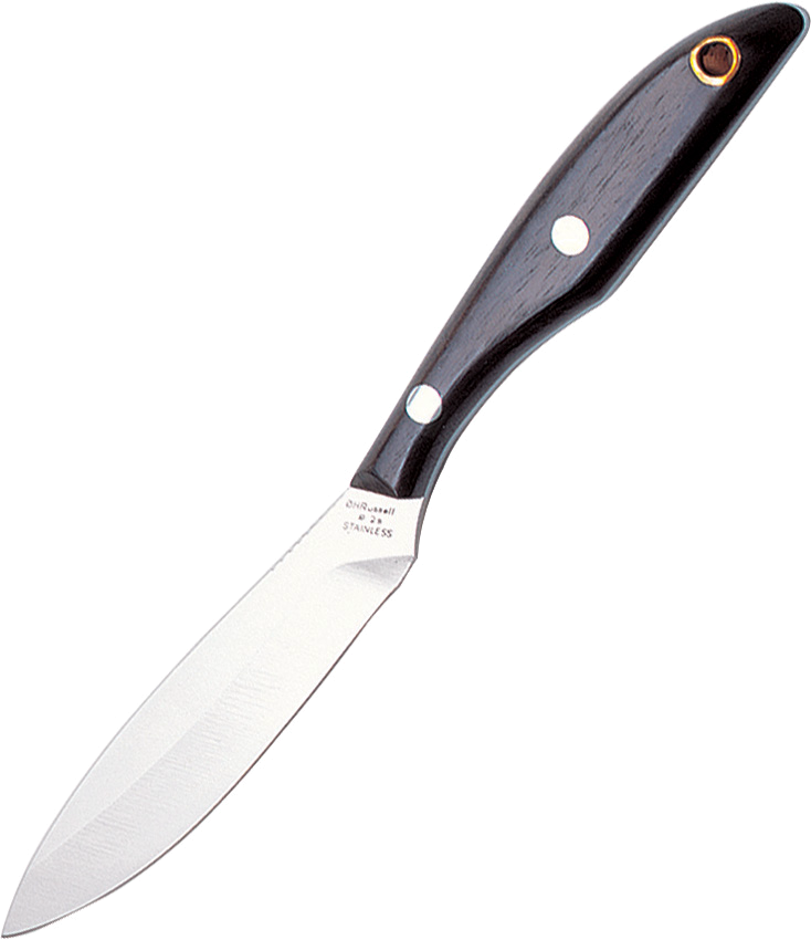 product image for Grohmann Trout Bird Knife 4" Stainless Elliptical Blade with Rosewood Handles