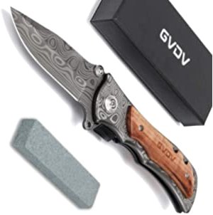 product image for GVDV Pocket Folding Knife Stainless Steel Tactical Knife