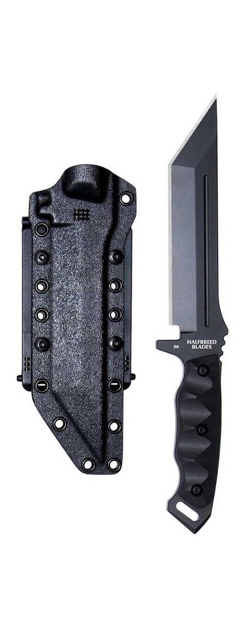 product image for Halfbreed Blades Black Fixed Blade Knife MIK 05 PBLK
