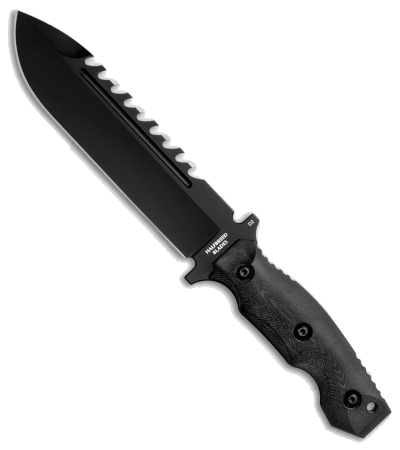 product image for Halfbreed Blades Large Survival Fixed Blade Knife Black G10