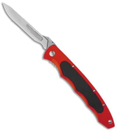 product image for Havalon Piranta Torch Red Hunting Skinning Knife 60A Stainless Steel Blade