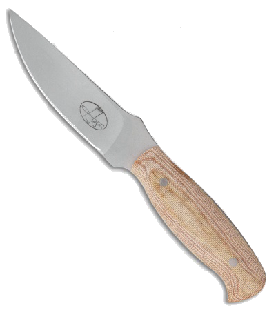 product image for Hazen Knives Spry 154CM Bead Blast Fixed Blade Knife Tan Micarta Handle