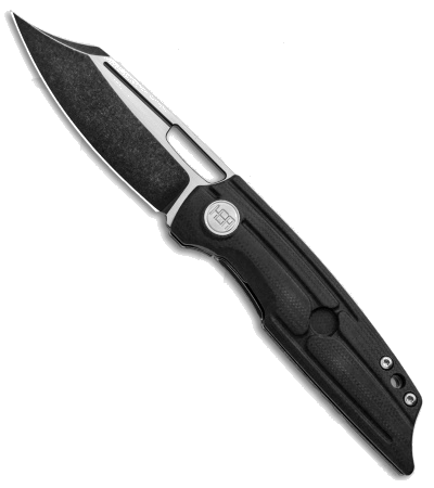 product image for HEAdesigns Hunter Front Flipper Knife Gray G-10 Titanium 154CM Steel