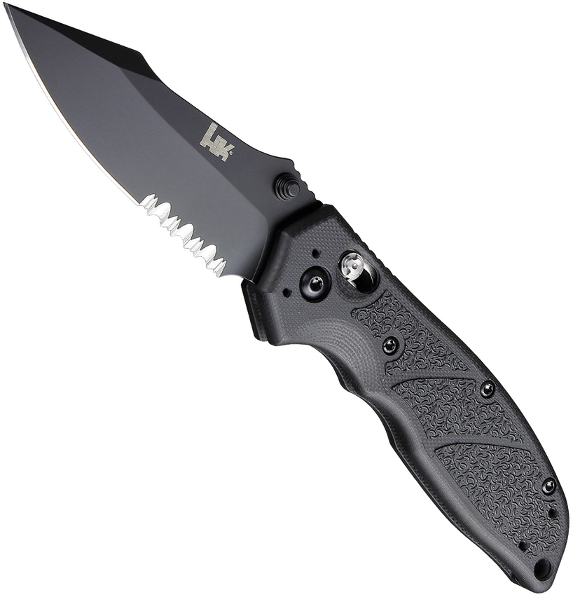 product image for Heckler Koch Exemplar Black G10 Handle 3.25" Blade Pocket Knife