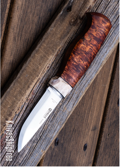product image for Helle Knives Audun Stained Curly Birch Reindeer Antler H 3 LS