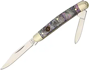 product image for Hen Rooster HR302IAB Pen Knife Imitation Abalone Folding Knives