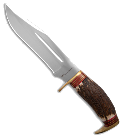 product image for Hen & Rooster Stag Horn 12" Fixed Blade Knife