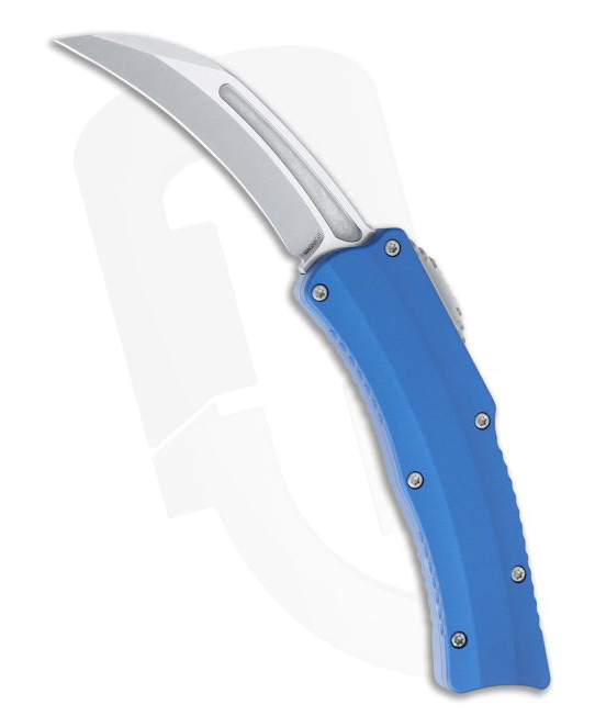Heretic Knives Blue H 060 2 A Magna Cut OTF Automatic Knife