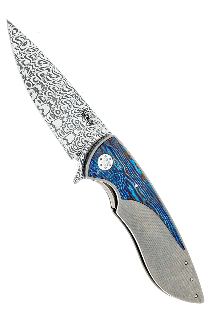 product image for Herman Knives Micro Sting 72 Damasteel