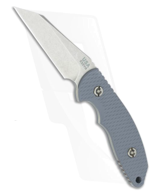 Hinderer Knives FXM 3.5 Fixed Blade Wharncliffe Gray G-10