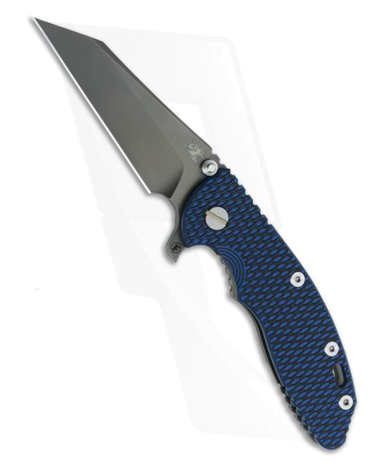 Hinderer XM 18 3.5 Fatty Wharncliffe Black Blue Anthracite DLC product image