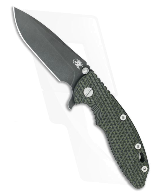 Hinderer XM-18 3.5" GEN 5 Spanto OD Green Black G-10 product image