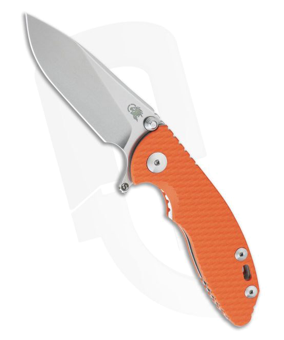 Hinderer XM 18 3" Orange G10 Stonewashed 20CV Flipper Knife