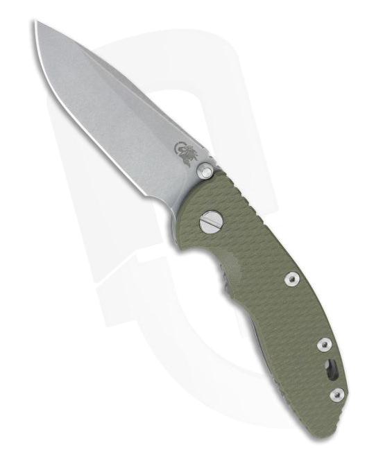 Hinderer Knives XM 18 3.5 Green Spear Point Working Finish product image