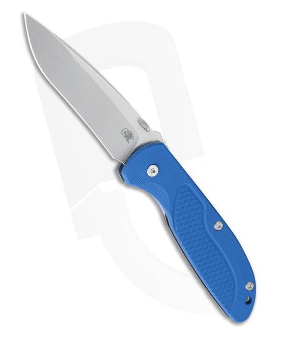 Hinderer Firetac 1097 Blue G-10 and Blue Titanium Frame Lock Folder