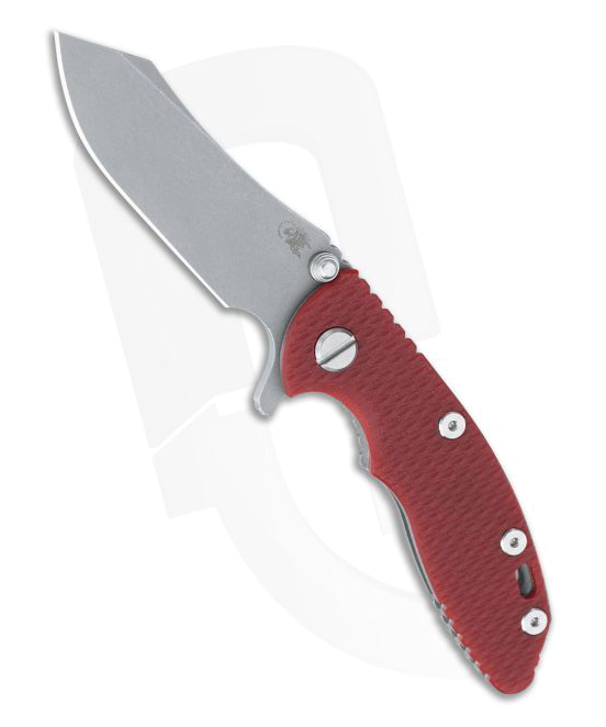 Hinderer XM 18 3 Skinner Working Finish 20 CV Red G 10 Tri Way Pivot Flipper 1148 product image