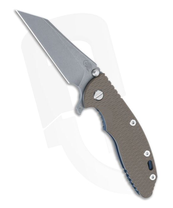 product image for Hinderer XM-18 3.5 Fatty S45VN Wharncliffe FDE G-10 Tri-Way Battle Blue Flipper