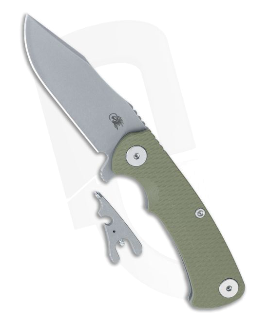 product image for Hinderer Project X OD Green G 10 Working Finish