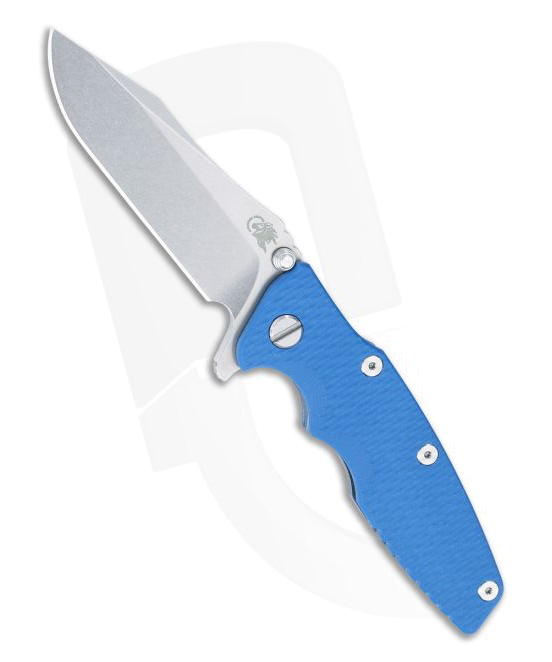 product image for Hinderer Eklipse 3 5 Blue G 10 Stonewash Blue Titanium