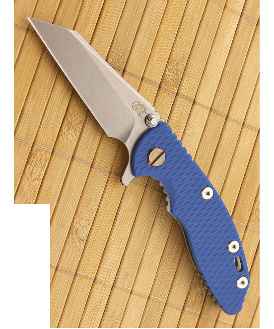 Hinderer Knives XM 18 Blue Wharncliffe Flipper product image