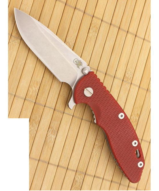 Hinderer Knives XM-18 3.5 Red Spear Point Flipper product image