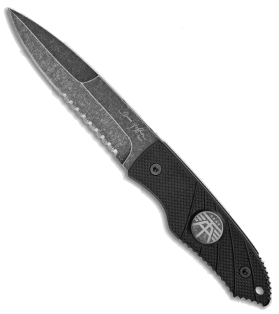 product image for Hoffner Hand Spear 440C Black G-10 Fixed Blade Knife
