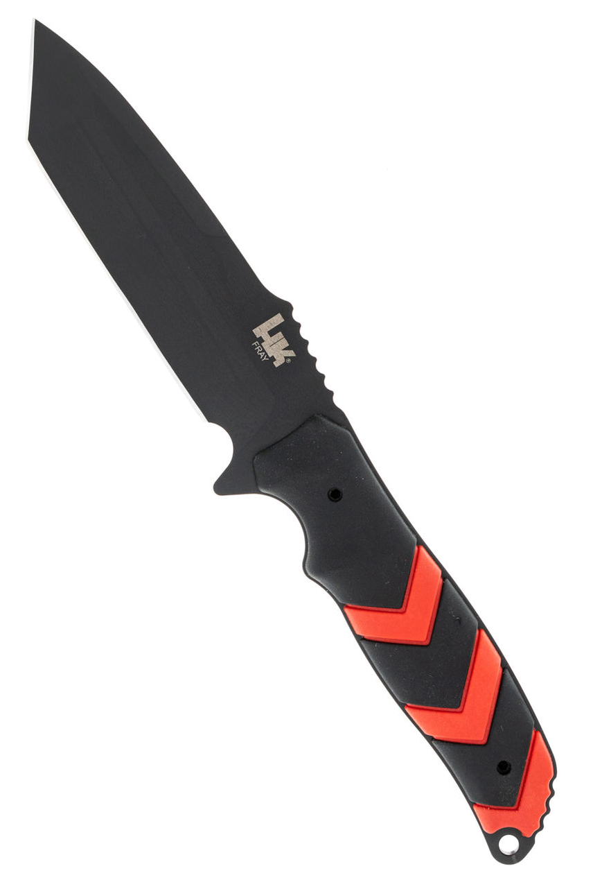 Hogue Fray Tanto Black Red Rubber Black Blade product image