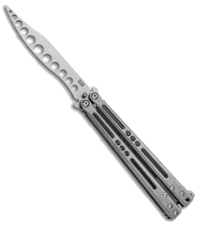 product image for Hom Design Prodigy Mod.B Titanium Balisong Trainer Butterfly Knife