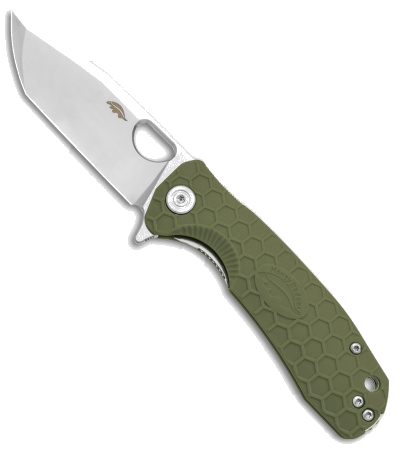 product image for Honey Badger Green FRN Medium Flipper Tanto Knife