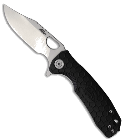 product image for Honey Badger Small Flipper Black FRN Handle D2 Steel Clip Point Pocket Knife