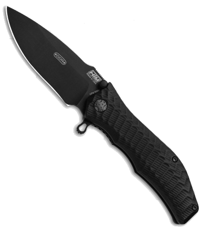 product image for HTM Gun Hammer Torpedo Black Manual Flipper Knife S30V