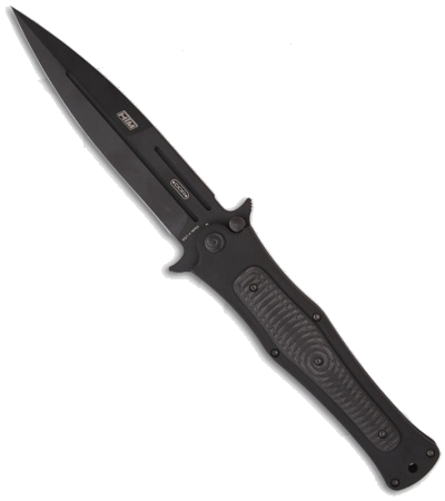HTM Madd Maxx 5.5 Black DLC Finish Assisted Opening Knife S30V Titanium Handle