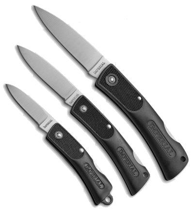 product image for Imperial Black 3 Piece Lockback Knife Combo Pack IMPCOM6CP