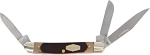 product image for Imperial Old Timer 108OT Junior 4.7" Traditional Folding Pocket Knife with High Carbon Stainless Steel Blades and Sawcut Handle