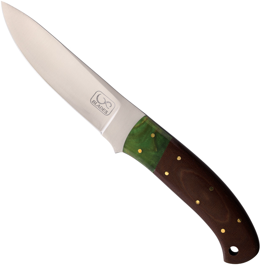 product image for Infinite Blades Brown/Green Fixed Blade Model 5